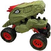 Aeromax Dino-Faur Pull Back Dinosaur Truck | Green