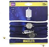 Doctor Who Cord Charm Bracelets, Set of 5