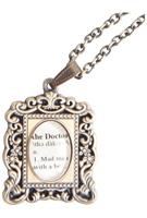Doctor Who Antique Frame Necklace
