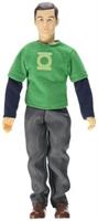 Big Bang Theory Sheldon (Green Lantern/ Hawkman) Retro Clothed 8" Action Figure
