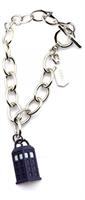 Dr. Who TARDIS Charm Bracelet with Toggle Clasp
