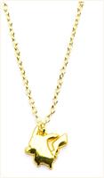 Pokemon Pikachu Gold Plated Pendant Necklace