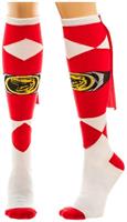 Power Rangers Red Caped Women's Knee High Socks