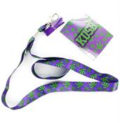 "Kush" Pot Leaf Lanyard with Charm
