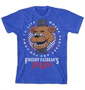 Five Nights at Freddy's "Pizza" Boy's Blue T-Shirt