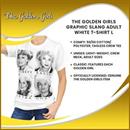 The Golden Girls Graphic Slang Adult White T-Shirt