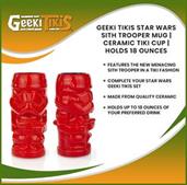 Geeki Tikis Star Wars Sith Trooper Mug | Ceramic Tiki Cup | Holds 18 Ounces