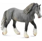 Breyer 1:18 Corral Pals Horse Collection: Grey Shire Horse Mare