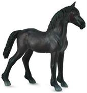Breyer CollectA 1/18 Model Horse - Black Friesian Foal