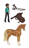 Spirit Riding Free Small Horse and Doll Set: Chica Linda and Prudence