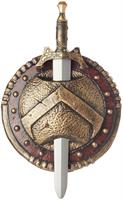 Spartan Combat Shield and Sword Costume Accessory Set