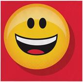 Show Your Emojions 5" Paper Beverage Napkins: 16 Count