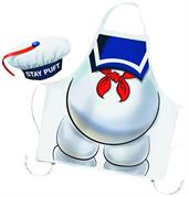 Ghostbusters Stay Puft Apron and Chef Hat
