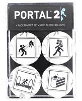 Portal 2 4-Piece Magnet Set