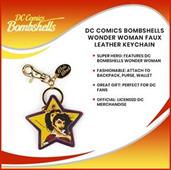 DC Comics Bombshells Wonder Woman Faux Leather Keychain