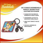 DC Comics Bombshells Harley Quinn Faux Leather Keychain