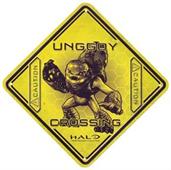 Halo Unggoy Crossing Tin Sign