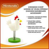 Crowded Coop Legend of Zelda Springz Chicken Dashboard Accessory