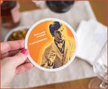 Single Retro Cork Drink Coaster - Party In My Pants. Its Quite Uncomfortable
