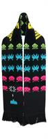 Space Invaders Knit Scarf