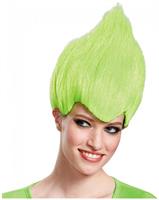 Trolls Green Wild and Wacky Vibrant Costume Wig Adult