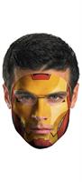 Iron Man Face Tattoo Costume