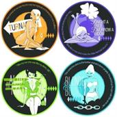 Ragnar's "Pulp" 4-Piece Coaster Set
