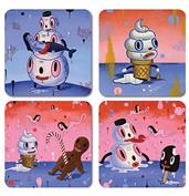Gary Baseman 4-Piece Coaster Set