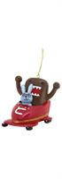 Domo Holiday Ornament: Bobsledding Domo and Mr. Usaji