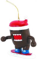 Domo Holiday Ornament: Snowboarding Domo