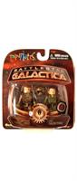 Battlestar Galactica Minimates Lt. Helo and Chief Galen Tyrol Variant