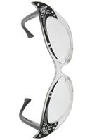 Vintage Cat Eyes Adult Costume Glasses Clear/Black