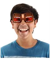 Domo Costume Glasses Brown Adult