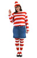Where's Waldo Wenda Costume Plus Adult