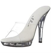Clear 5" Vanity Women's Costume Heels