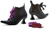 Womens Black Witch Costume Boots