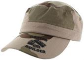 Master Builder Green Camo Military Cap