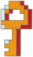 Legend of Zelda Diecast Metal 8-Bit Boss Key Replica