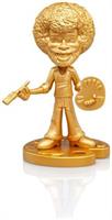 Bob Ross Happy Tree Collectible 6" Figure Statue by Toonies - Gold Variant Version