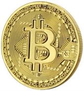 Bitcoin Gold Plated Commemorative Collector's Coin