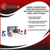 Gears 5 Nanoforce Army Builder Pack | Includes 6 Gears Of War Army-Men Figures