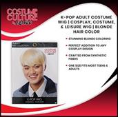 K-Pop Adult Costume Wig | Cosplay, Costume, & Leisure Wig | Blonde Hair Color