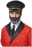 Captain Obvious Moustache and Beard Adult Costume Accessory Set