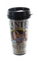 One Piece Luffy Wanted Poster 16oz Travel Mug