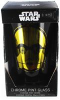 Star Wars C3PO Chrome Pint Glass