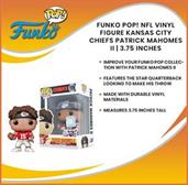 Funko POP! NFL Vinyl Figure Kansas City Chiefs Patrick Mahomes II | 3.75 Inches