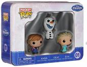 Disney's Frozen Funko Pocket POP Vinyl Figure 3-Pack Tin Elsa, Anna and Olaf