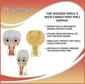 The Golden Girls 4 Inch Funko POP! Pin | Sophia
