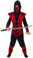 Red Skull Lord Ninja Costume Child
