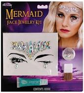 Mermaid Face Jewelry Stones Costume Kit